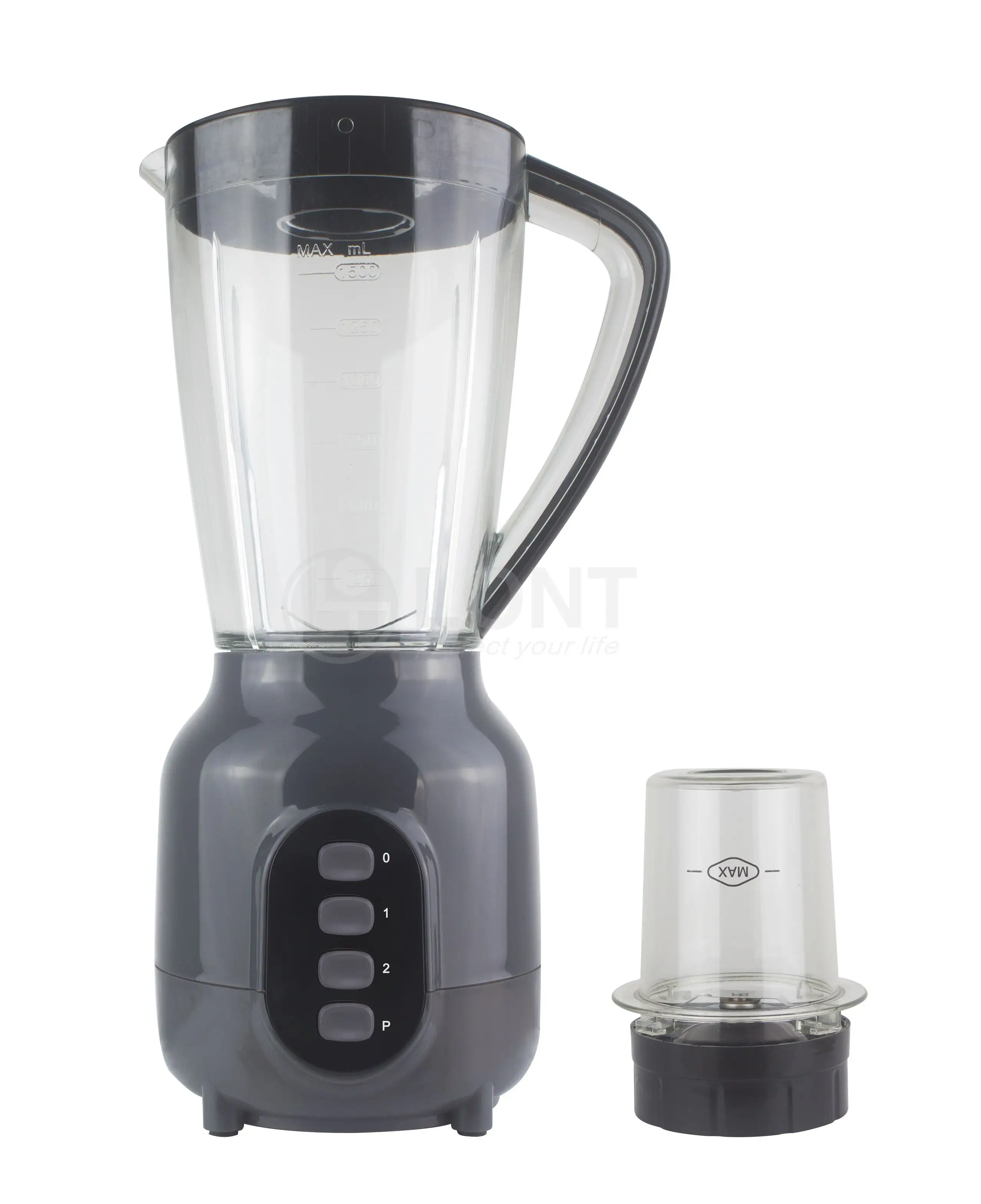 การออกแบบใหม่ปุ่ม2IN1แตก PC Jar ไฟฟ้าอเนกประสงค์เครื่องปั่นอาหาร