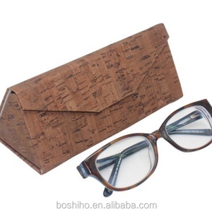 Boshiho Eco-friendly Folding Vegan Style Cork Antimicrobial Fabric <b>Sunglasses</b> <b>case</b> - Product Image 4