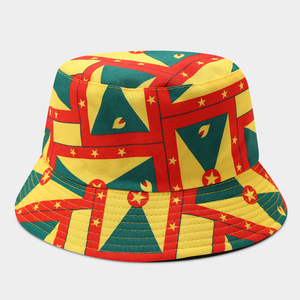 <strong>Dominican</strong> <strong>Republic</strong> Flag Bucket Hat Cute Funny National Flag Fisherman Hat Fashion Spring Summer Sun Cap Outdoor for Women Men - Product Image 2