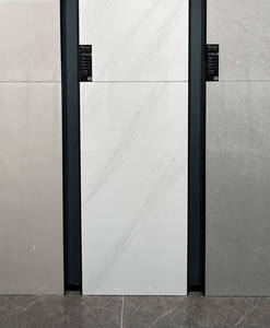 Carreaux de céramique et de porcelaine émaillés polis 750x1500, style marbre <span class=keywords><strong>gris</strong></span> moderne, pour sols et salons – Meilleures ventes - Product Image 3