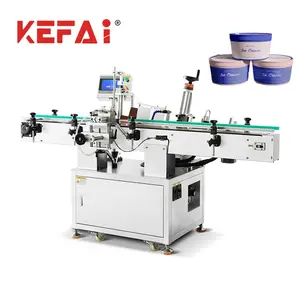 KEFAI Etiqueteuse automatique de cônes Machine d'étiquetage de boîtes coniques de bouteilles coniques
