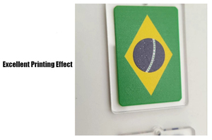 Porte-clés en acrylique avec drapeau national pour la Coupe du Monde de football 2026, porte-clés en plastique personnalisés imprimés - Product Image 6