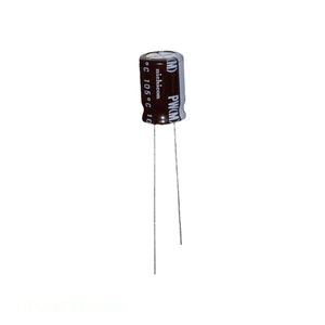 Distributeur agréé UPW1C331MPH 330 uF CAP ALUM 330UF 20% 16V RADIAL TH Condensateur traversant - Product Image 1