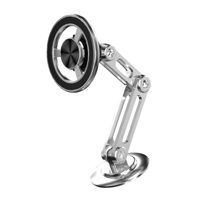 720 Degree Rotating Magnetic Magsafe Foldable Metal Phone Holder Charger Best Car Holder for All Mobile Phones