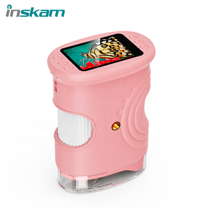 Cadeaux de Noël et d'anniversaire pour enfants, jouets éducatifs scientifiques, mini microscope numérique portable pour enfants avec LED et loupe - Product Image 6