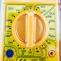 Dt 830B Digital Multimeter Portable Handheld Multimeter For Ac Dc Voltage Current Resistance Transistor Testing