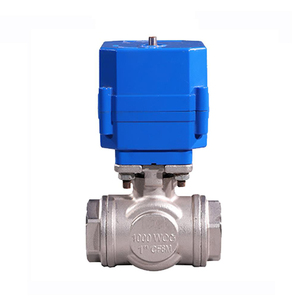 วาล์วควบคุมการไหลของน้ำไฟฟ้าสแตนเลส COVNA รุ่น 15N ซีรีส์ DN20 ขนาด 3/4 นิ้ว แบบ 3 ทาง พอร์ต L 12V DC CR2 แบบ 2 สาย พร้อมระบบคืนตำแหน่งอัตโนมัติ - Product Image 6