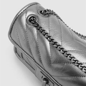 Cadena de suministro global personalizado <span class=keywords><strong>Paparazzi</strong></span> # PA0606 nueva <span class=keywords><strong>moda</strong></span> tono plateado elegante señora Bolso pequeño Pu cuero bandolera para mujer - Product Image 5