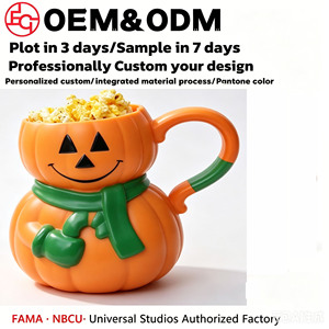 Fabricante de Diseño <span class=keywords><strong>3D</strong></span>, Figura Personalizada de PVC/ABS, Cubo de Palomitas de Maíz de Dibujos Animados, Fabricación Profesional OEM - Product Image 1