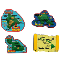 Aimant de réfrigérateur personnalisé en forme de Surh Rahman, Tunisie, Hurghada, Norvège, en 3D