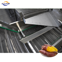 Fabrieksgecustomizeerde automatische zoete aardappelverwerkingslijn, zoete aardappelweek-, was- en luchtdroogmachine
