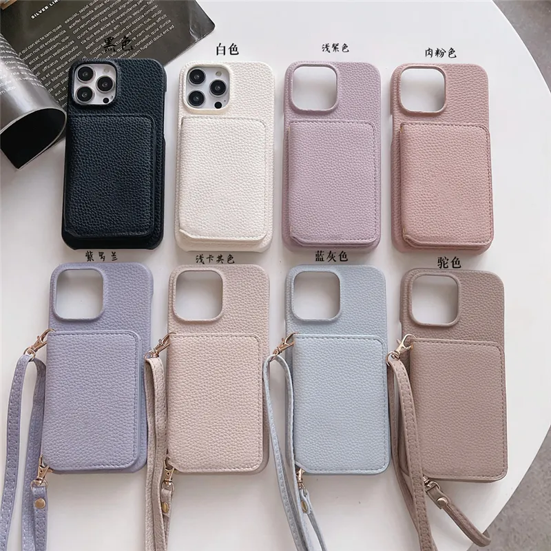 multifuncional crossbody leather phone case for iphone 14 13 12 pro for iphone 15 pro max mobile phone leather case