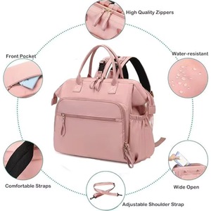 กระเป๋าเป้ใส่ผ้าอ้อมเด็กแบบมีแผ่นรองเปลี่ยนผ้าอ้อม ขนาดใหญ่ ตัวอย่างฟรี - Product Image 3