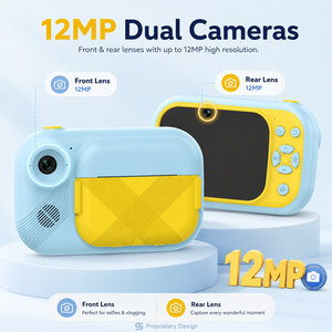 Çocuklar için Sıfır Mürekkepli Anında Baskı Fotoğraf Makinesi 3.5 İnç Büyük Ekran 1080P Video Kaydedici Termal Kağıtlı Fotoğraf Makinesi Hediye - Product Image 5