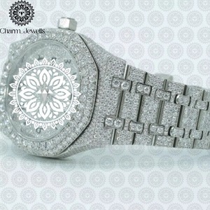 Montre moderne en diamant fabriquée en Inde, offrant des performances durables pour un usage quotidien, disponible au prix de gros - Product Image 5