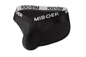 Nouveaux caleçons respirants en nylon pour hommes, boxers taille basse, sous-vêtements sexy pour adultes, matière en spandex/tricot, sous-vêtements pour hommes gays - Product Image 6