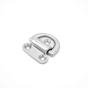 Anneau de fixation en acier inoxydable 316 en forme de D, œillet de fixation pliable hautement poli pour bateau, navire et camion - Product Image 2