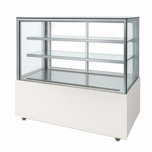 Refrigerador Exhibidor de Pasteles con Apertura Frontal, Vitrina Comercial con Puerta de Vidrio para Panadería, Pastelería y Cafetería - Product Image 6