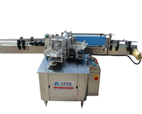 Machine de dépose automatique double, étiqueteuse linéaire, pour colle humide, simple face