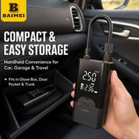 BAIMEI Compresseur d'air portable rechargeable numérique pour moto, vélo, vélo électrique, trottinette – Vente en gros OEM