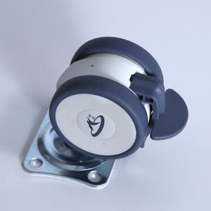 Rueda giratoria plana de 2.5 pulgadas sin olor, de nailon, con especificaciones <span class=keywords><strong>para</strong></span> carrito, rueda de 360 grados, <span class=keywords><strong>ruedas</strong></span> giratorias reforzadas <span class=keywords><strong>para</strong></span> <span class=keywords><strong>muebles</strong></span> <span class=keywords><strong>pesados</strong></span> - Product Image 4