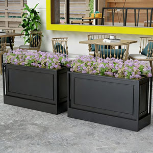 Grand <span class=keywords><strong>bac</strong></span> à plantes extérieur en acier inoxydable durable et écologique pour la maison et l'aménagement paysager commercial - Product Image 4