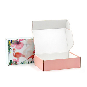 Nhà Máy biểu tượng tùy chỉnh giá rẻ sóng bao bì vận chuyển hộp quần áo sản phẩm quà tặng tùy chỉnh đóng gói hộp - Product Image 6