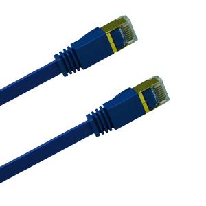 Cat7 STP Réseau LAN <span class=keywords><strong>RJ45</strong></span> Haute Vitesse Patch Cordon Design <span class=keywords><strong>Plat</strong></span> 10gbps pour 600 Mhz/s Chat 7 patch cordon - Product Image 3