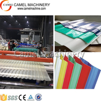 Ligne de production de panneaux de toit ondulés en PVC ondulés Machine/ASA