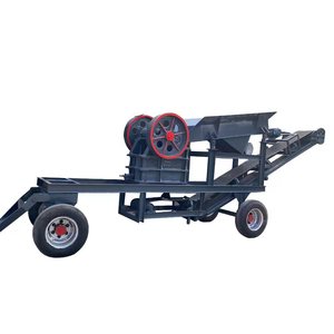 Trituradora de Mandíbulas Móvil con Motor AC y Criba Vibratoria para Mineral de Oro y Piedra de Río, Máx. 15-20t/h, Precio de Fábrica, la Más Vendida en China - Product Image 4