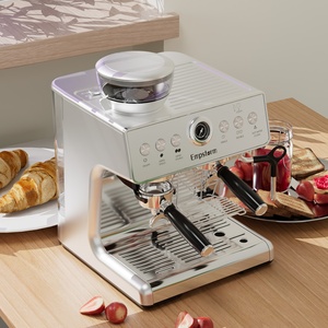Para Máquinas de <span class=keywords><strong>Espresso</strong></span> Originales Empstorm Gevi, <span class=keywords><strong>Cafetera</strong></span> Automática de 20 Bares con Calentamiento Rápido, Espumador de Leche Eléctrico para el Hogar - Product Image 6