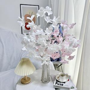 Arrangement de fleurs simulées pour la gloire du matin herbe de mariage fleur de mariage unique faite matériau de plafond d'auditorium pour hôtels - Product Image 3