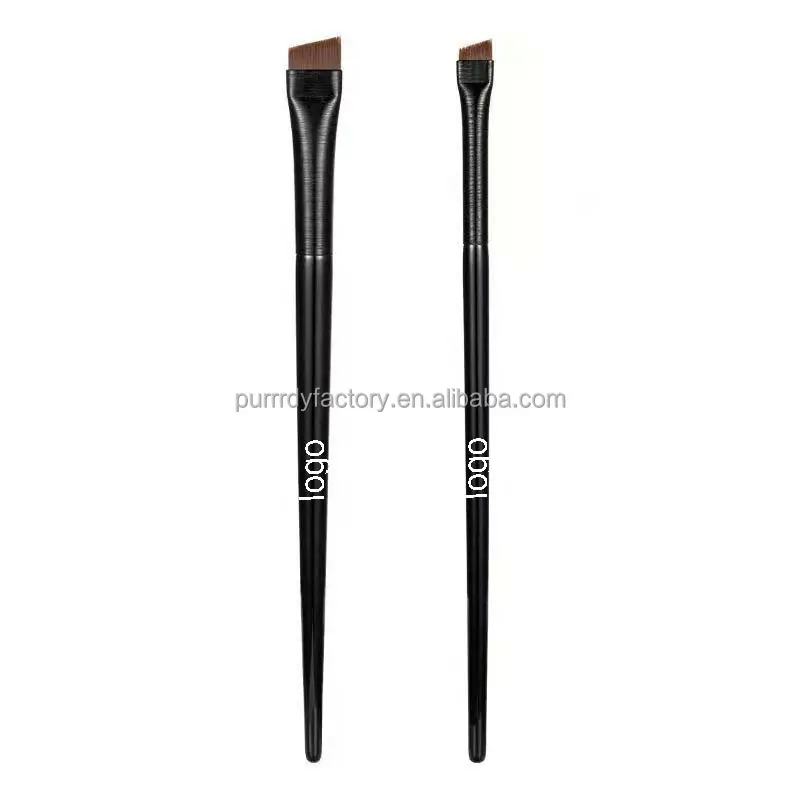 Wholesale Custom Printing Logo Blade Eyeliner Pencil Brush Eyebrow Brush Eye Shadow Makeup Brush