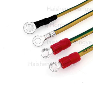 Câble de borne à sertir à anneau torique de fil de raccordement de connecteur <span class=keywords><strong>isolé</strong></span> personnalisé UL1015 - Product Image 2