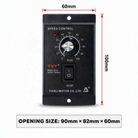 Contrôleur de vitesse de moteur AC 250W 220V avec moteur à régime réglable, arbre de 14 mm, moteur à induction AC monophasé pour mélangeur