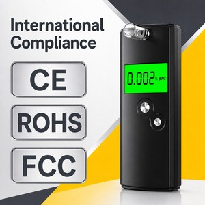 Alcootest semi-conducteur <span class=keywords><strong>pour</strong></span> utilisation en <span class=keywords><strong>voiture</strong></span>, détecteur d'alcool compact <span class=keywords><strong>pour</strong></span> les conducteurs avant de <span class=keywords><strong>démarrer</strong></span> le moteur - Product Image 3