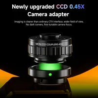 Microscope stéréoscopique trinoculaire MECHANIC ROBOTICS Z4 6.5-60X pour la réparation de téléphones, la détection de composants de cartes mères et de circuits imprimés, et la soudure