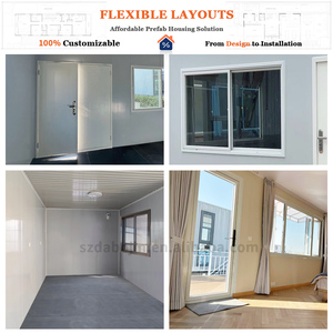 Casa contenedor de acero expandible portátil, casas pequeñas modulares prefabricadas listas para enviar para una configuración rápida de carcasa temporal - Product Image 3