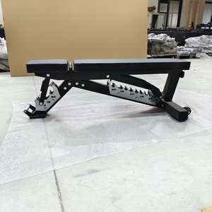 <span class=keywords><strong>Banc</strong></span> de musculation réglable en titane W4087, durable, sans interstice, multifonctionnel, inclinable et déclinable, <span class=keywords><strong>avec</strong></span> système de sécurité - Product Image 1