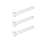 Vente en gros basique piercing-nez lunettes nez goujon droit S forme simple nez anneau bijoux