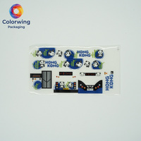Pegatinas Adhesivas de PVC/PE Impresas Personalizadas, Calcomanías de Rayas para Autobús Panda de Hong Kong, para Autobús Turístico Urbano a Escala 1/76