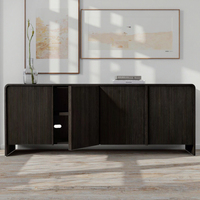 MINYU 2025 Armoires de luxe en bois de chêne massif de style wabi-sabi pour la maison Tables console pour le hall, la ferme et le salon