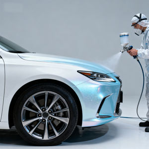 <span class=keywords><strong>Pintura</strong></span> Acrílica Azul Perla Cristal de Alto Brillo para Automóviles, <span class=keywords><strong>Pintura</strong></span> para Reparación de Automóviles Resistente a la Intemperie - Product Image 5