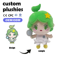 Peluche personnalisée super douce avec rembourrage en coton 20 cm, design Anime Kpop - Créez votre propre souvenir