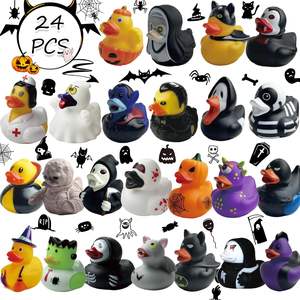 Canard de bain en plastique assorti pour Halloween, idéal pour les jeux de bain et la promotion, vente en gros - Product Image 1