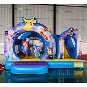 Location de châteaux gonflables populaires en PVC avec toboggan pour 5 à 10 enfants – Amusement garanti ! - Product Image 3