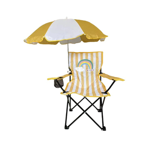 เก้าอี้ตั้งแคมป์ชายหาดและตั้งแคมป์สำหรับเด็ก LOL มี<span class=keywords><strong>ร่ม</strong></span>พับได้สำหรับเด็ก - Product Image 1