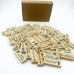 Jeu de blocs de construction moderne en bois <span class=keywords><strong>pour</strong></span> couples, en espagnol, français, allemand, artisanat en bois, jouets de blocs <span class=keywords><strong>pour</strong></span> adultes - Product Image 6