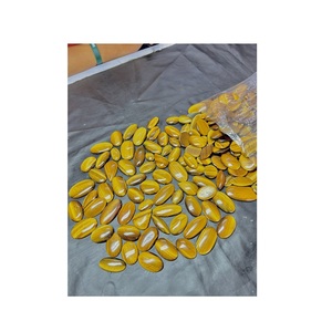 Piedra de cabujón de ojo de tigre de piedra natural con tamaño y color personalizados para la fabricación de joyas piedras preciosas sueltas para exportación. - Product Image 1