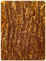 Marées céruléennes d'albâtre de perle brune bande de bulle givrée acrylique feuille acrylique texturée impression lowes
